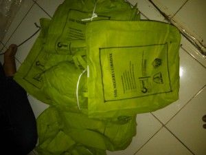 Hasil Produksi Sablon Bogor untuk Goody Bag / Goodie Bag 