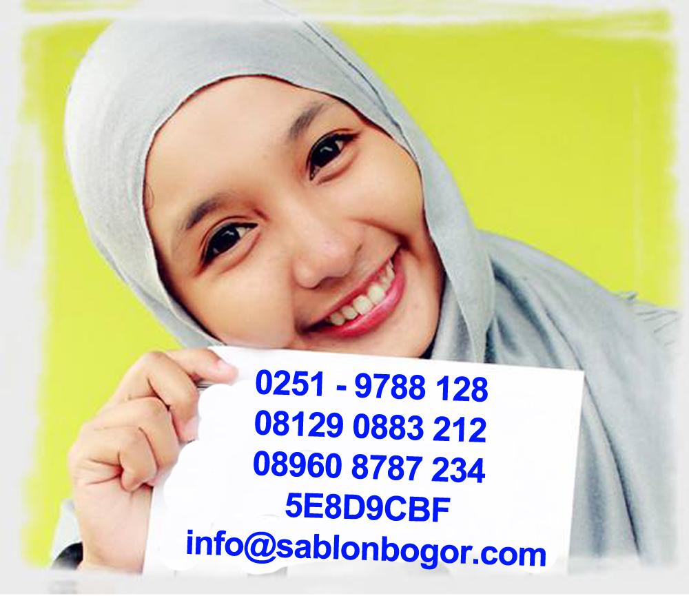 Customer Service Sablon Bogor
